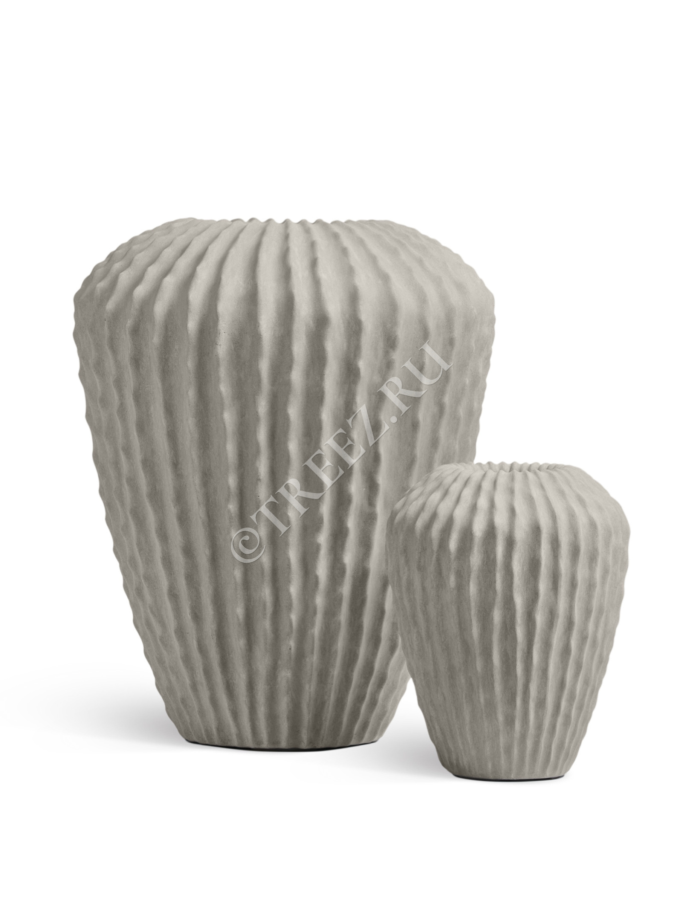 КашпоTREEZEffectory-Moho-ВысокаяDesign-ваза-Белыйпесок