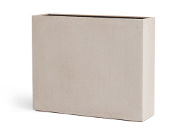 Кашпо TREEZ Effectory - Beton - Высокий Дивайдер - Белый песок