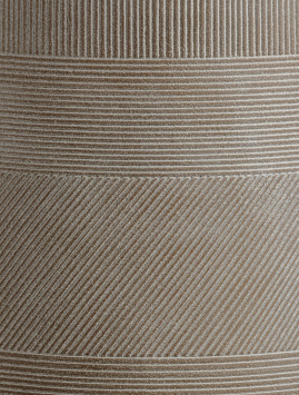 Кашпо TREEZ ERGO - Graphics - Высокая округлая чаша - Капучино