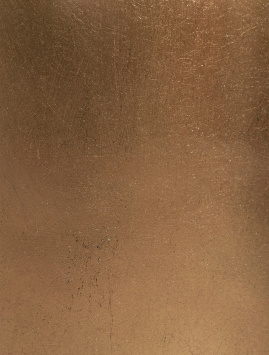 Кашпо TREEZ Effectory - Metal - Высокий округлый конус - Тёмное матовое золото