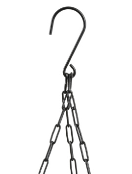 Кашпо TREEZ Effectory - Black Stone - Чаша большая подвесная - Антрацит