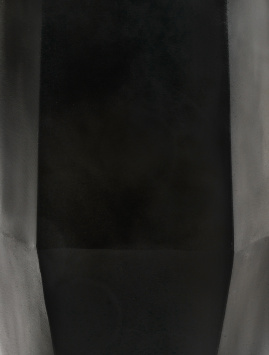 Кашпо TREEZ Effectory - Crystal - Высокий многогранник - Антрацит