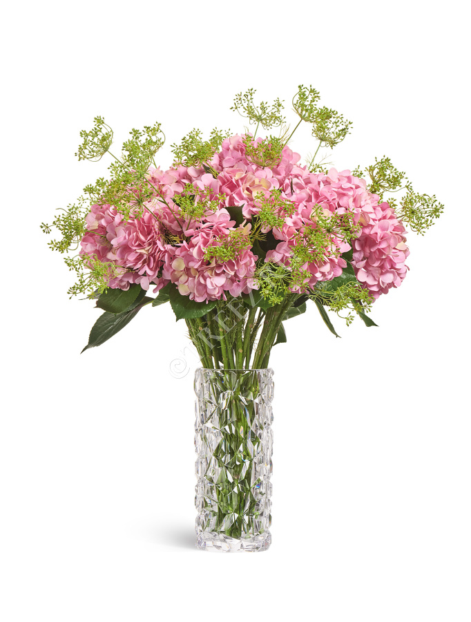 Гортензия "Grande Fiore" ярко-розовая фото