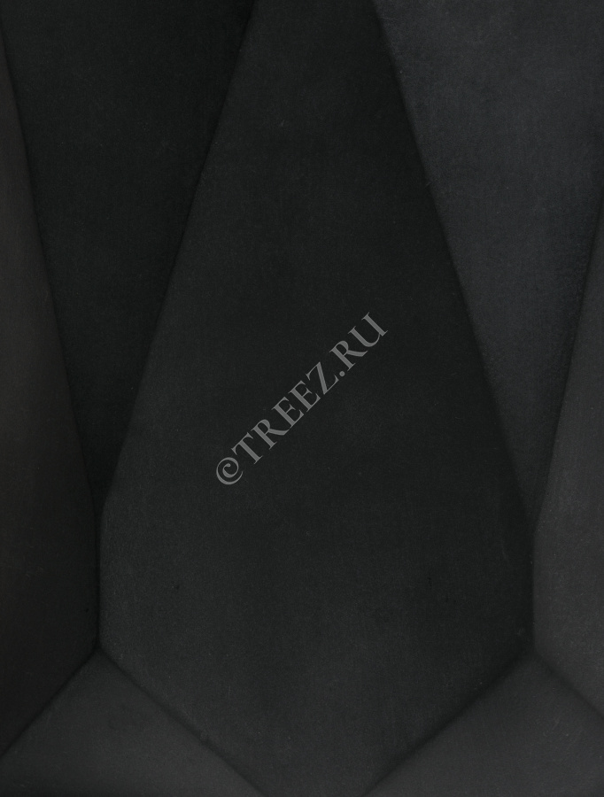 Кашпо TREEZ ERGO - Rombo - Цилиндр-многогранник- Антрацит фото