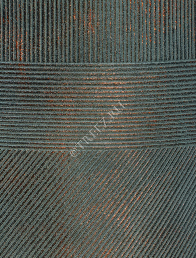 Кашпо TREEZ ERGO - Graphics - Высокая округлая чаша - Окись с медной патиной фото