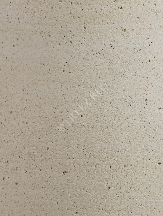 Кашпо TREEZ ERGO - Fine Rock - Высокая округлая чаша - Белый песок фото