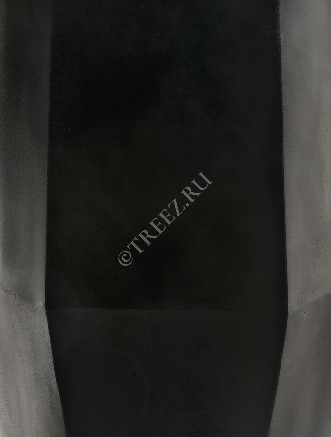 Кашпо TREEZ Effectory - Crystal - Многогранник - Антрацит фото