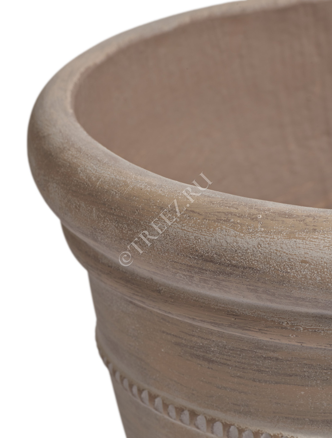 Кашпо TREEZ ERGO - Italica - Классический конус - Капучино фото