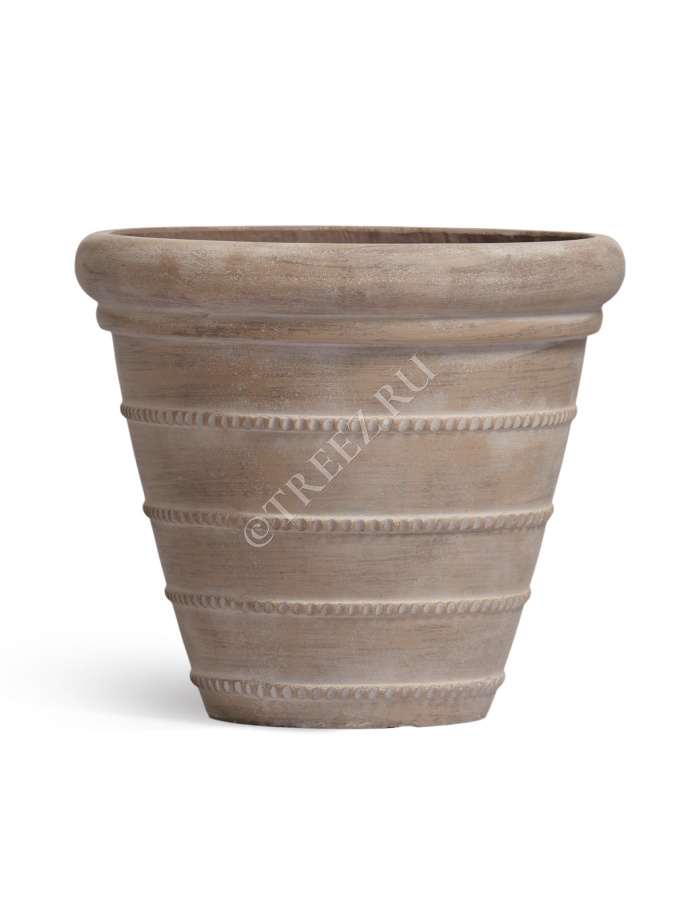 Кашпо TREEZ ERGO - Italica - Классический конус - Капучино фото