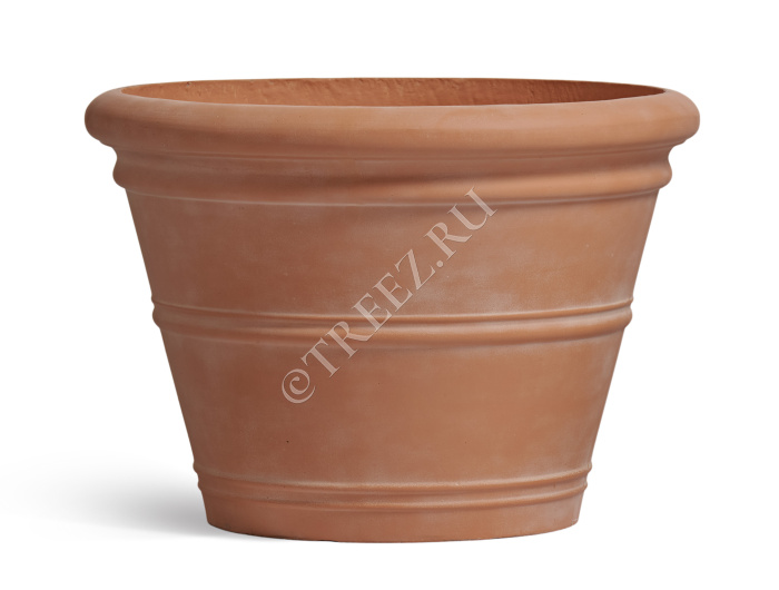 Кашпо TREEZ ERGO - Italica - Классический конус - Терракот фото