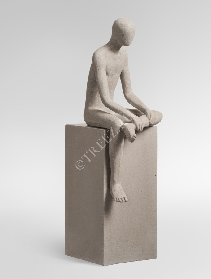 Скульптура TREEZ Effectory - Philosopher's Stone - Спокойствие - Белый песок фото