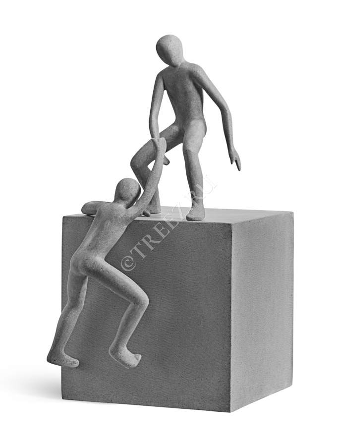 Скульптура TREEZ Effectory - Philosopher's Stone - Основа мироздания - Дымчато-серый песок фото