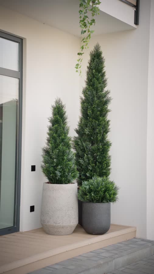 Туя Брабант пушистая шаровидная уличная фото