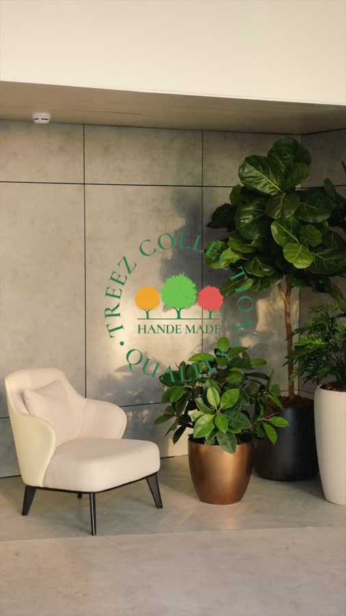 Кашпо TREEZ Effectory - Metal - Низкая конус-чаша - Тёмное матовое золото фото