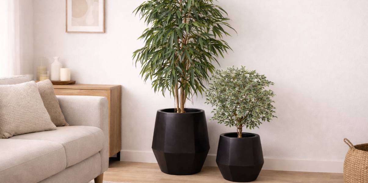 Кашпо TREEZ Effectory Crystal