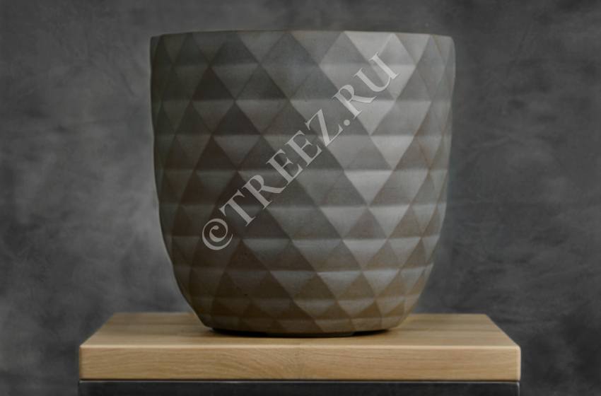 Кашпо TREEZ ERGO Diamond: красота за гранью
