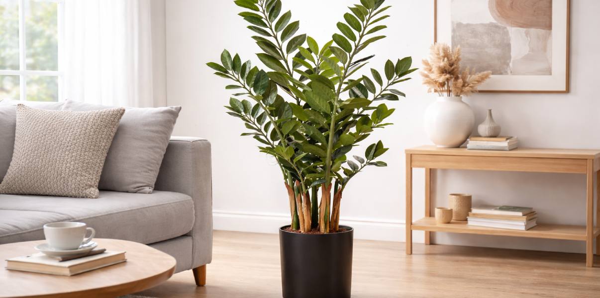 Искусственный замиокулькас: безупречный стиль вашего интерьера