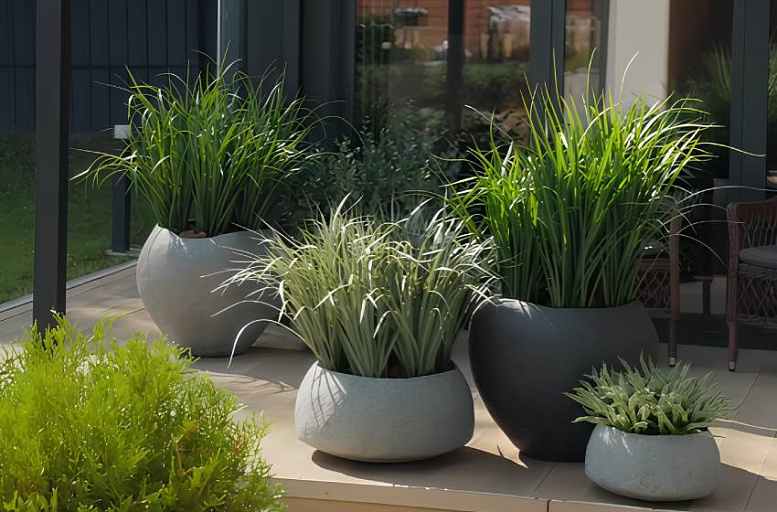 Искусственная трава лемонграсс: вечная свежесть в интерьере