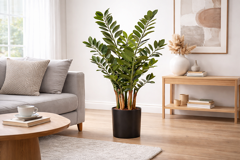 Искусственный замиокулькас: безупречный стиль вашего интерьера